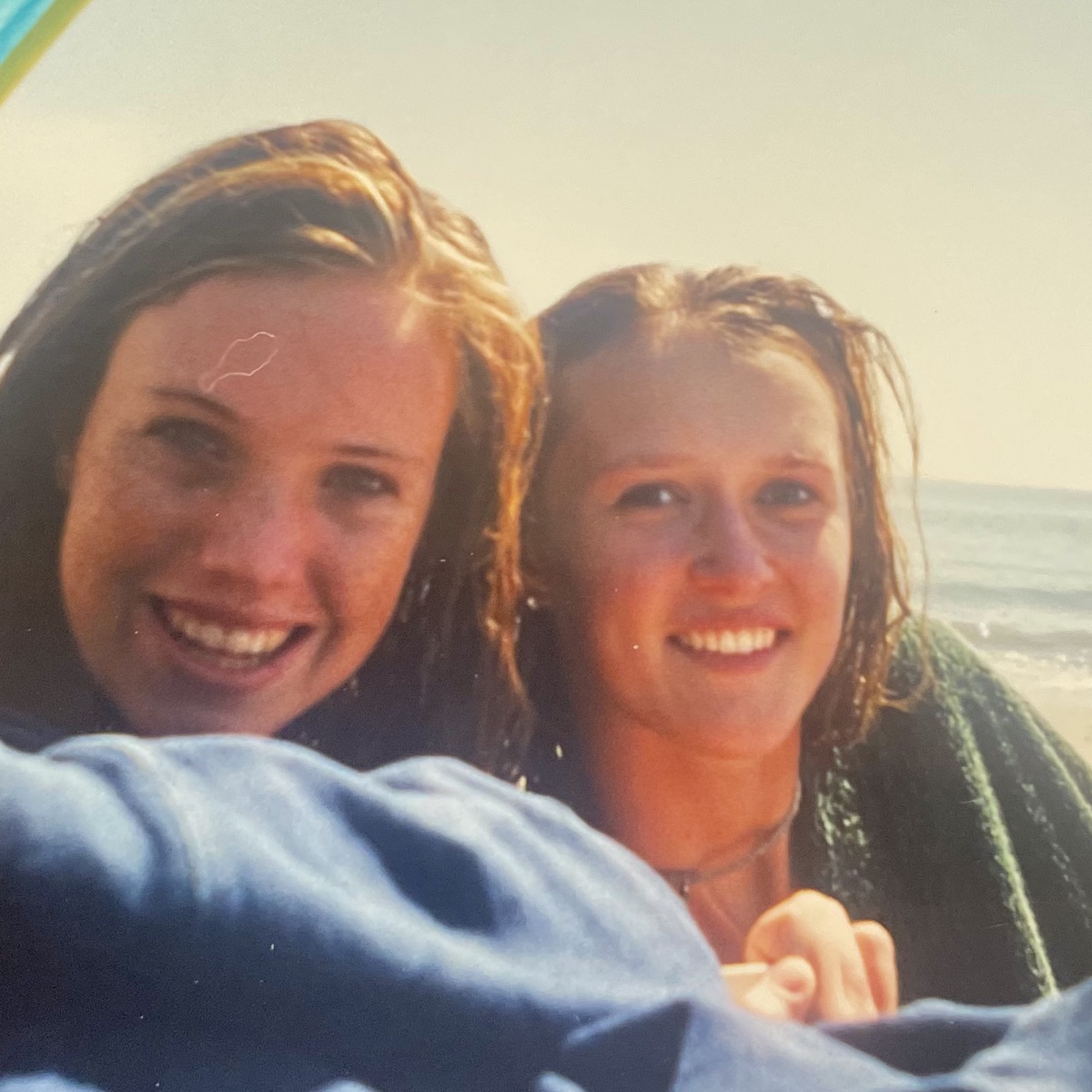 Photograph of Caitlyn and Natalia as children in Petaluma